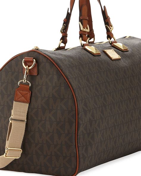 large michael kors suitcase|Michael Kors overnight bags.